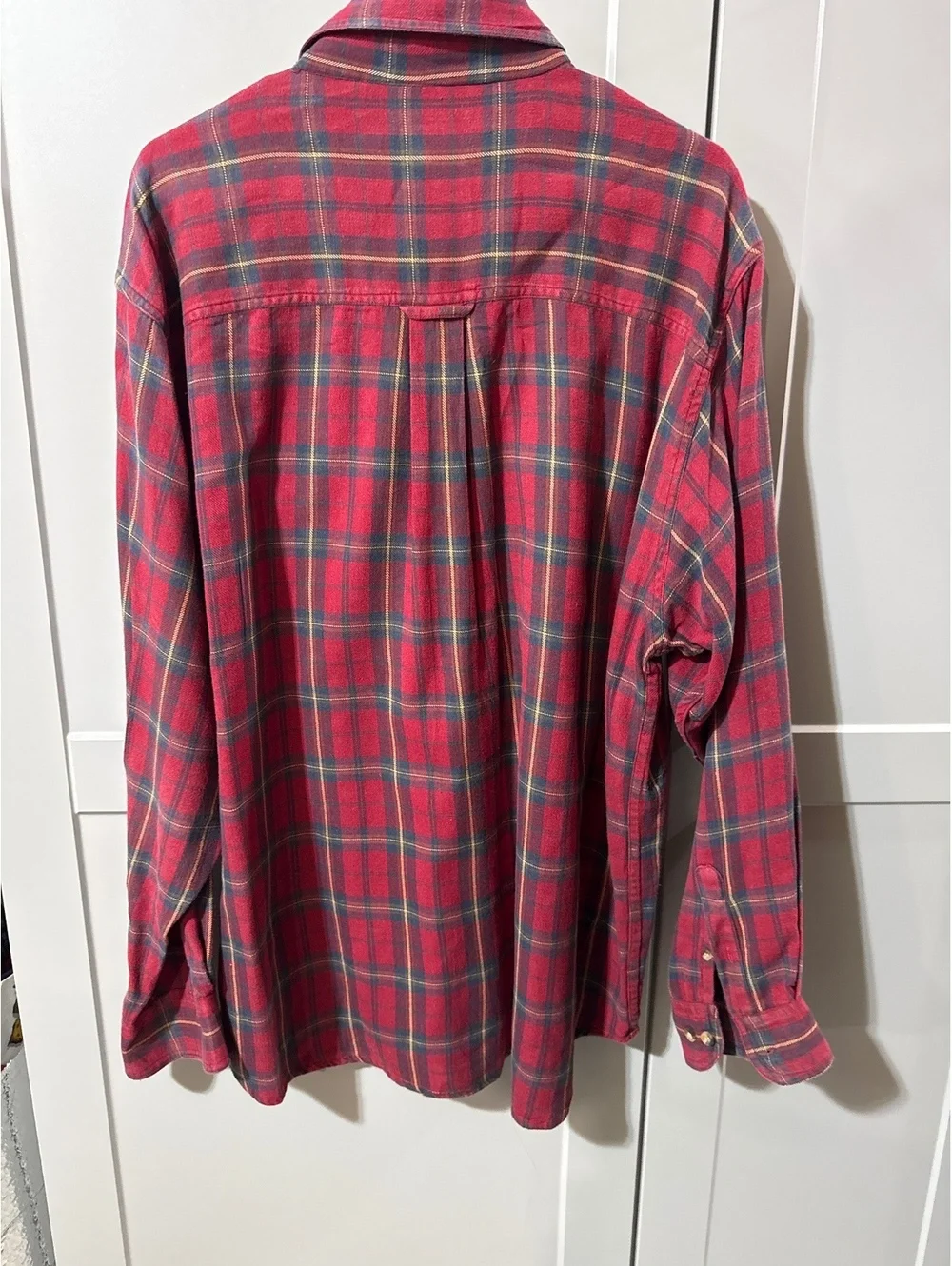 Vintage Coleman XL Red Plaid Flannel Shirt - Classic Outdoor